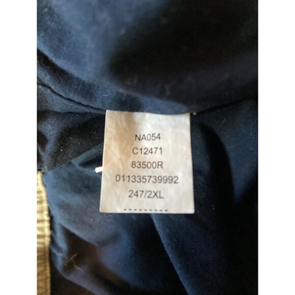 Vintage CHAPS Harrington  Zip-Up Jacket XXL Beige XXL Cotton Windbreaker Y2K - Picture 5 of 8